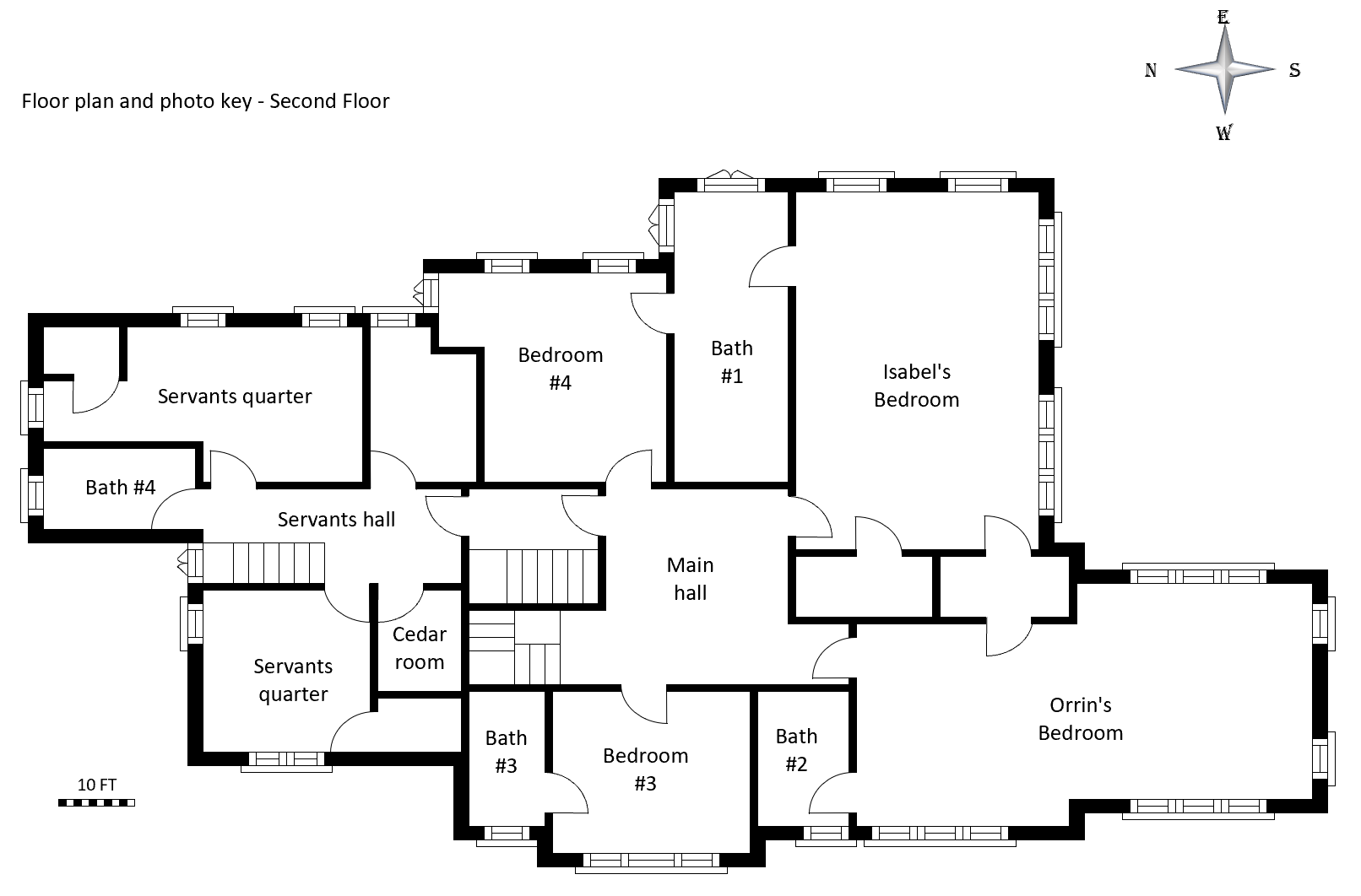 Second floor plan