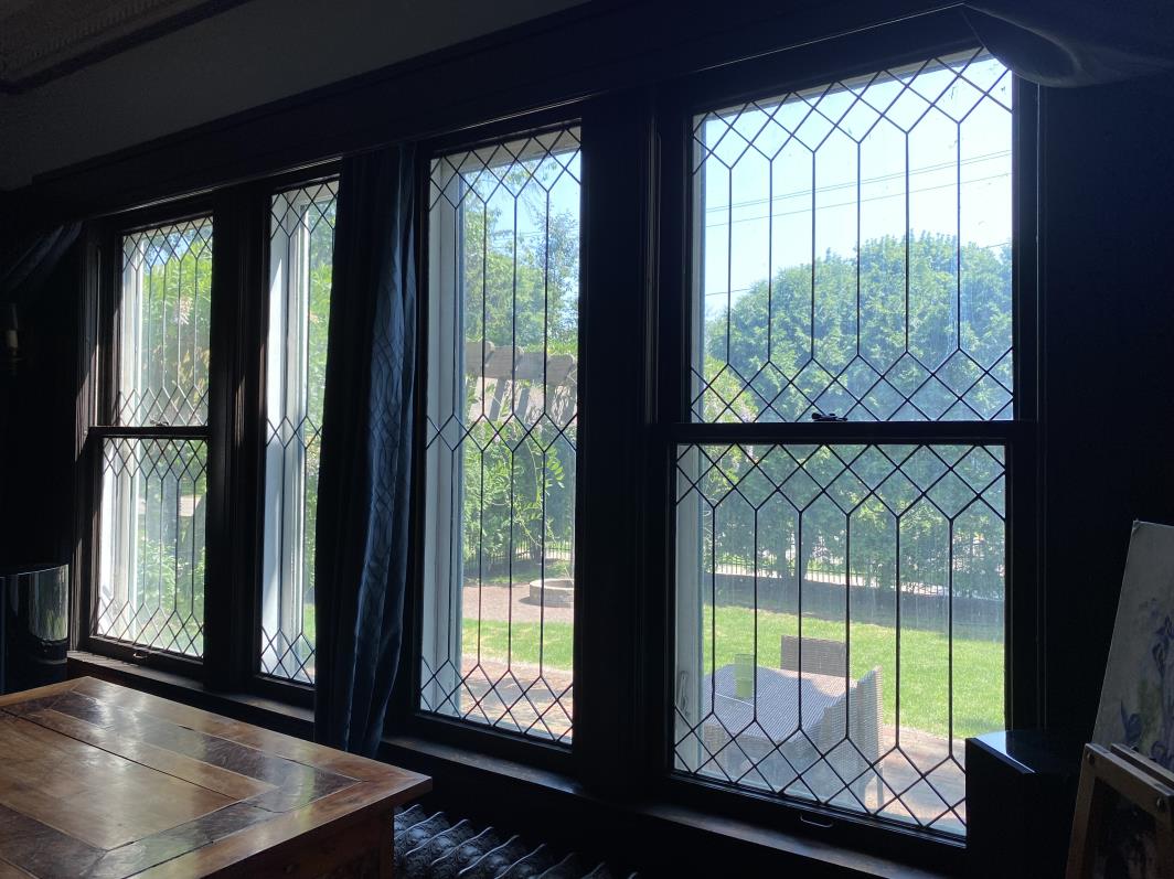 Leaded glass windows