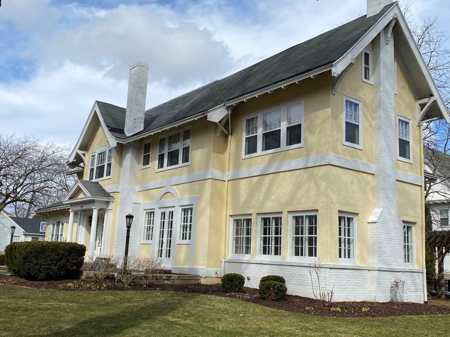 West elevation detail